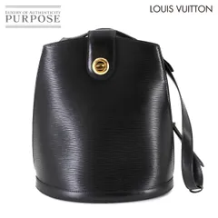 美品 ルイ ヴィトン LOUIS VUITTON エピ クリュニー ショルダー バッグ レザー ノワール M52252 ゴールド 金具 Cluny 90304860