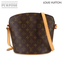 ルイ ヴィトン LOUIS VUITTON モノグラム ドルーオ ショルダー バッグ ブラウン M51290 Drouot Bag 90307557