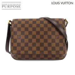 新品同様 ルイ ヴィトン LOUIS VUITTON ダミエ ミュゼット タンゴ ロング ショルダー バッグ エベヌ N51301 Musette Tango Long 90308144