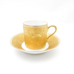 大倉陶園 The Okura 金蝕バラ デミタスカップ ソーサー - メルカリ