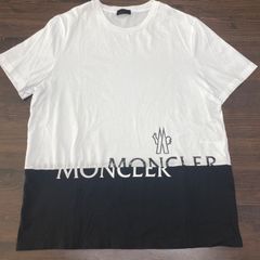 極美品〕モンクレール Tシャツ プリント M 白黒 国内正規品 5S1 - メルカリ