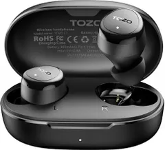 【送料無料】TOZO E1 イヤホン bluetooth ワイヤレスイヤホン 中低音域 暖色系音質 ENC通話ノイキャン 快適装着 カスタムEQ 専用アプリ対応 最大約30時間の再生 AIチャット/音声通訳/会議記録/カスタムタッチ操作 IPX6防水 軽量 単