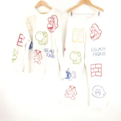 gelato pique ジェラートピケ スーパーマリオ ベビモコアソートジャガード セットアップ F ポリエステル 他 ルームウェア 部屋着 ジェラートピケ レディース AM7991A50 