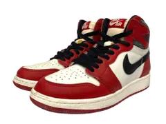 NIKE (ナイキ)  AIR JORDAN 1 RETRO HIGH OG GS エア ジョーダン 1 レトロ ハイカットスニーカー FD14337-612 23.5cm US5Y レッド×ホワイト キッズ/009