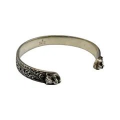 グッチ GUCCI バングル インターロッキング キャットヘッド タイガー