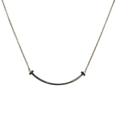 ティファニー TIFFANY&Co. ネックレス Tスマイルペンダント　スモール シルバー925 シルバー レディース