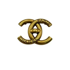 シャネル CHANEL ブローチ CCロゴ ココマーク GP ゴールド レディース