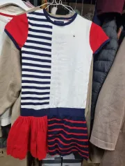 トミーヒルフィガー ストライプ 半袖 ニット ONE PIECE 12