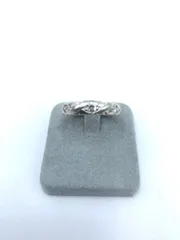 シルバー９２５　キュービック3石　レディース　ファッションリング　No3