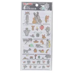 トムとジェリー[シールシート]4サイズステッカー 4SIZE STICKER/ファニーアート ワーナーブラザース 