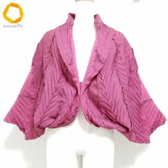 #apc イッセイミヤケ ISSEYMIYAKE ジャケット 2 ピンク ボレロ プリーツ 変形 レディース [983950]のサムネイル
