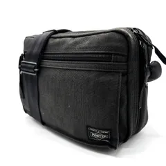 【良品】PORTER スモーキー ショルダーバッグ トートバッグ ワンショルダーバッグ キャンバス ブラック 黒色 ユニセックス 男女兼用