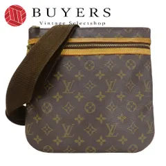 【中古】 ルイ・ヴィトン ショルダーバッグ ポシェット ボスフォール M40044 モノグラム ヌメ革 ブラウン 斜め掛け カジュアル 普段使い レディース 女性 LOUIS VUITTON