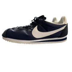 ♪3823 NIKE ナイキ スニーカー  クラシックコルテッツ ナイロン スニーカー 807472-410 ネイビー ナイロン メンズ 中古美品 27㎝