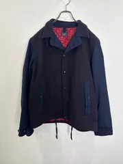 S00308｜ブルーナボイン BRU NA BOINNE｜切り替えジャケット Jacket｜ブラック Black｜ウール Wool｜コーチジャケット｜90S｜Y2K｜古着｜アメカジ｜USA古着｜ヴィンテージ｜今期トレンド｜フォロー割のサムネイル