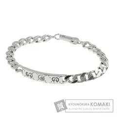 GUCCI グッチ ゴースト スカルモチーフ ブレスレット SV レディース [中古]