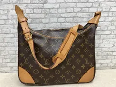 鑑定書付 LOUIS VUITTON ルイ・ヴィトン モノグラム ブーローニュ ショルダーバッグ M51265 ブラウン