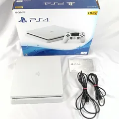 【動作確認済み】 PlayStation4　本体 1TB CUH-2100B グレイシャーホワイト 箱・説明書・ケーブル付