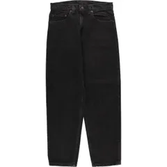 古着 90年代 リーバイス Levi's 550-0260 RELAXED FIT TAPERED LEG ブラックデニム テーパードデニムパンツ USA製/evb030494