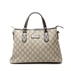 GUCCI グッチ ハンドバッグ GG スプリーム PVC 2way【中古】