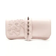 CHROME HEARTS クロムハーツ 長財布 レザー セメタリークロス パッチ スパイク【中古】のサムネイル