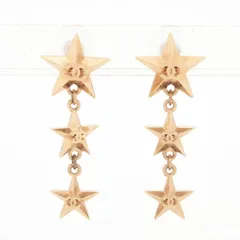 CHANEL シャネル ピアス A17C 2017年 星 ココマーク ドロップ【中古】