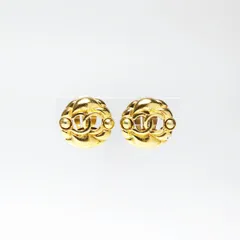CHANEL シャネル イヤリング 2cc3 1988 ココマーク ラウンド【中古】