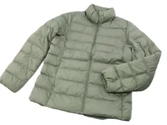(K0123001)　UNIQLO　ユニクロ　ULTRA LIGHT DOWN　ウルトラライトダウン　Lサイズ　グリーン系