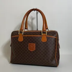 2512-101｜セリーヌ ハンドバッグ マカダム柄 トリオンフ