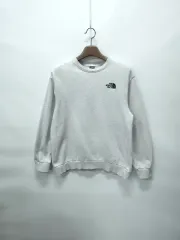 THE NORTH FACE ザノースフェイス 白メランジ スウェット (メンズ100)