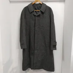 ks119◆ステンカラーコート ウールコート ウール100% メンズ 175㎝(M~Lサイズ相当)