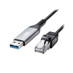 サンワサプライ USB A LAN変換ケーブル Gigabit対応 5m KB-SL6ALAN05BK