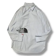 20aw PLAY COMME des GARCONS × THE NO RTH FACE Play Blouse Stripe ストライプ サイズМ プレイコムデギャルソン ザノースフェイス