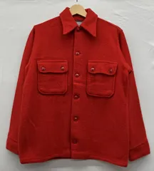 BRENT ブレント ウールシャツ 長袖シャツ 古着 ヴィンテージ レッド サイズ15