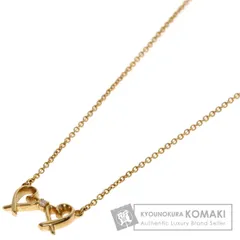 TIFFANY&Co. ティファニー ダブルラビングハート 1P ダイヤモンド ネックレス K18PG レディース [中古]