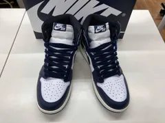 NIKEスニーカー 'AIR JORDAN 1 RETRO HIGH OG' DZ5485-401 27.5cm ネイビー×ホワイト系 ナイキ 箱付き