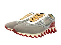 Christian Louboutin (クリスチャンルブタン) LOUBISHARK ルビーシャーク スニーカー サイズ表記無し シルバー レッド メンズ/009