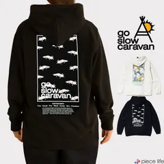 【2026春夏新作】ゴースローキャラバン go slow caravan ウーパールーパー  クマ 熊 くま パーカー メンズ レディース ジップアップ トップス スクエア   M L XL 361902