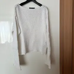 Polo ポロ ラルフローレン ボートネック レディース コットン エンブロイダリー メッシュ 編みニット