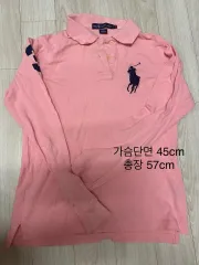 POLO ポロ ビックポニー ピンク レディース ポロシャツ 長袖 (正規品) M 55