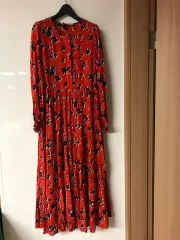 ザラ フローラル フラワー マキシ ドレス ONE PIECE リゾート 旅行 Look バカンス ZARA