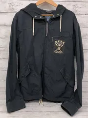 POLO by Ralph Lauren パーカーブルゾン／Lサイズ／ブラック／右袖ボタン欠品（スペアあり）