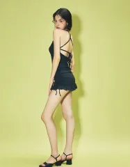 VIKINI VENDER モノキニ プリー 水着 s 旅行룩 休暇룩 リゾート