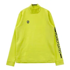 サイズ：5 PEARLY GATES パーリーゲイツ  ハイネック 長袖Tシャツ  イエロー系 [240101602115] ゴルフウェア メンズ ストスト