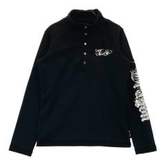 サイズ：2 PEARLY GATES パーリーゲイツ 裏起毛 ハイネック 長袖T