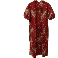 ♪♪PINK HOUSE ピンクハウス レディース VINTAGE ワンピース リボン 花柄 フリル レッド