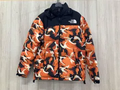 THE NORTH FACE ザノースフェイス ND91842 ダウンジャケット Novelty Nuptse Jacket Lサイズ オレンジ