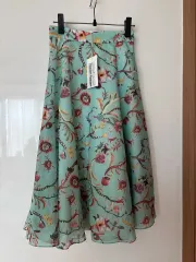 未使用* MISSHA ミシャ フラワー ヘップバーン フローラル フールスカート 結婚式 ゲストルック 出勤ルック オールドマネー