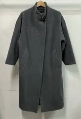 mizuiro ind. ミズイロインド その他コート ウールブレンド スタンドカラーコート サイズ表記なし グレー 毛90% ナイロン10% 日本製