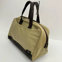 【イオン広店】 中古 PORTER | ポーター ボストンバッグ フリッター ミニボストンバッグ ベージュ 【121】